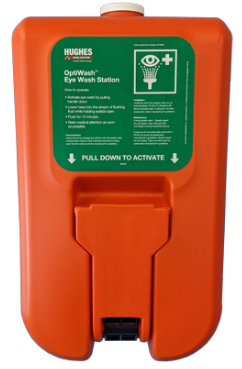 Hughes Portable, Self-Contained, 10-Gallon Gravity-Fed Eyewash Station (Pallet of 20)