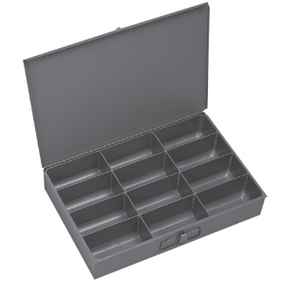 Durham 115-95 Large Steel Compartment Box, 12 Opening (4/pack)