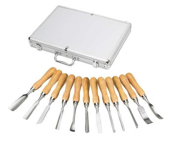 Shop Fox Tools Carving Chisel Set, 12 pc.