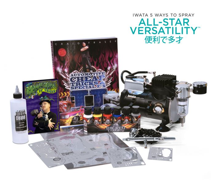 Iwata Eclipse All-Star Versatility HP-CS Airbrush Kit