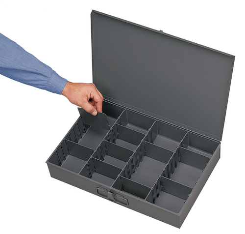 Durham 215-95 Small Steel Compartment Box, Adjustable (6pcs)