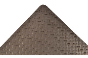 Justrite™ Mat,509 Diamond-tuff 5x75 Black