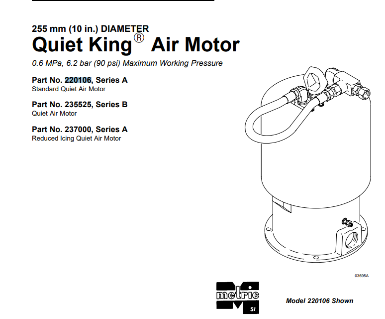 Graco 220106 King Air Motor