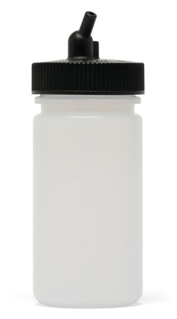 Iwata A4803 Big Mouth Airbrush Bottle 2.5 oz / 75 ml Cylinder With 38 mm Adaptor Cap