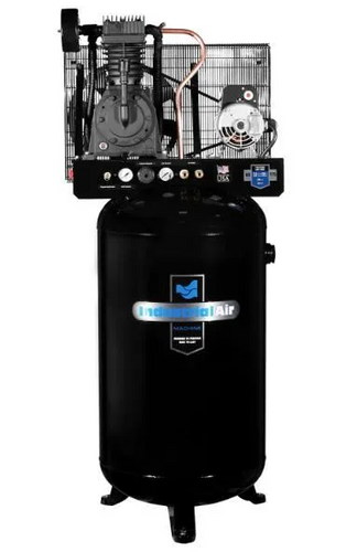 Industrial Air  5 HP Single Phase 230V 80 Gallon Two Stage with century motor w/o mag starter No Panel