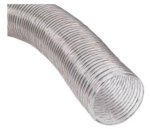 Woodstock Tools 4" x 10' Clear Wire Reinforced Flexible Hose