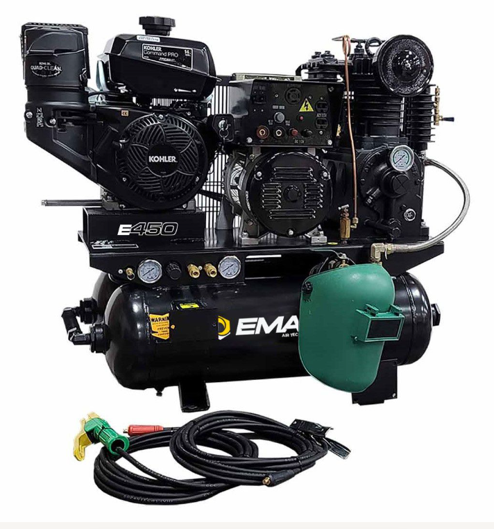 EMAX Truck Mount Generator Combination Welder 14hp Gas Air Compressor