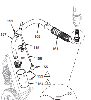 Graco 287631 Gmax II  3900/5900/7900 5 Gallon Suction Kit