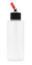 Load image into Gallery viewer, Iwata I4504 Crystal Clear Bottle 4 oz / 118 ml Cylinder With Adaptor Cap