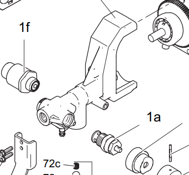 Graco 16G227 LTS17 Pump Repair Kit  (includes 1a, 1b, 1c, 1d, 1e, 1f, 72)