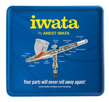 Load image into Gallery viewer, Iwata CL200 Raised Ridge Airbrush Cleaning Mat