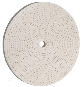 Woodstock Tools 8" x 40 Ply x 3/4" Spiral Sewn Buffing Wheel, 4000 RPM