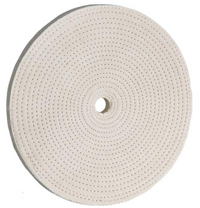 Woodstock Tools 8" x 40 Ply x 5/8" Spiral Sewn Buffing Wheel, 4000 RPM