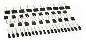 Woodstock Tools Foam Brush, 50 pc. Set