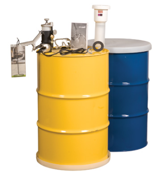 Aerosolv® Dual-Compliant Aerosol Can Disposal System w/counter, w/poly containment sump pan