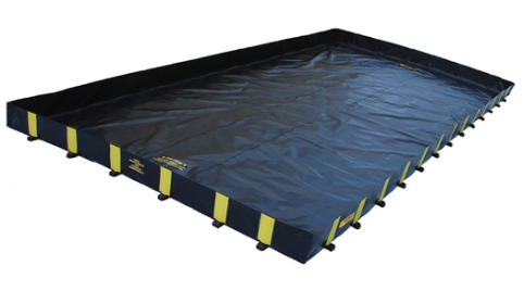 Justrite™ Rigid-lock Quickberm®, Dims. 12'w X 28'l X 12