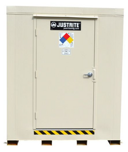 4-Hour Fire-Rated Outdoor Safety Locker, 16-Drum, Explosion Relief Panels