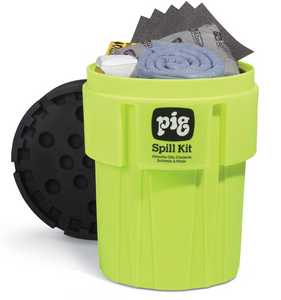 PIG® Spill Kit in 95-Gallon High-Visibility Container