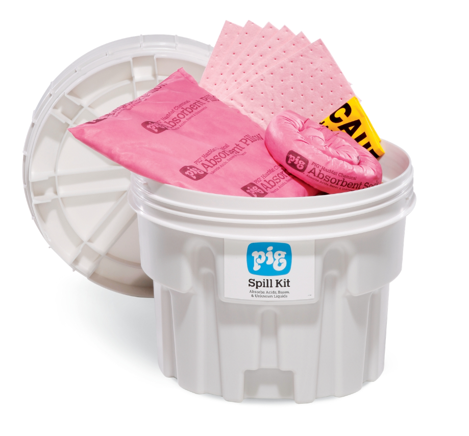 PIG® HazMat Spill Kit in 20-Gallon Overpack Salvage Drum