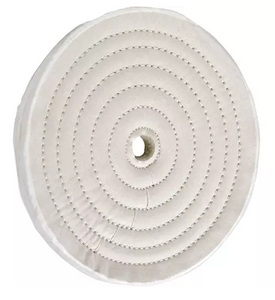 Woodstock Tools 8" x 40 Ply x 5/8" Soft Muslin Buffing Wheel, 4000 RPM