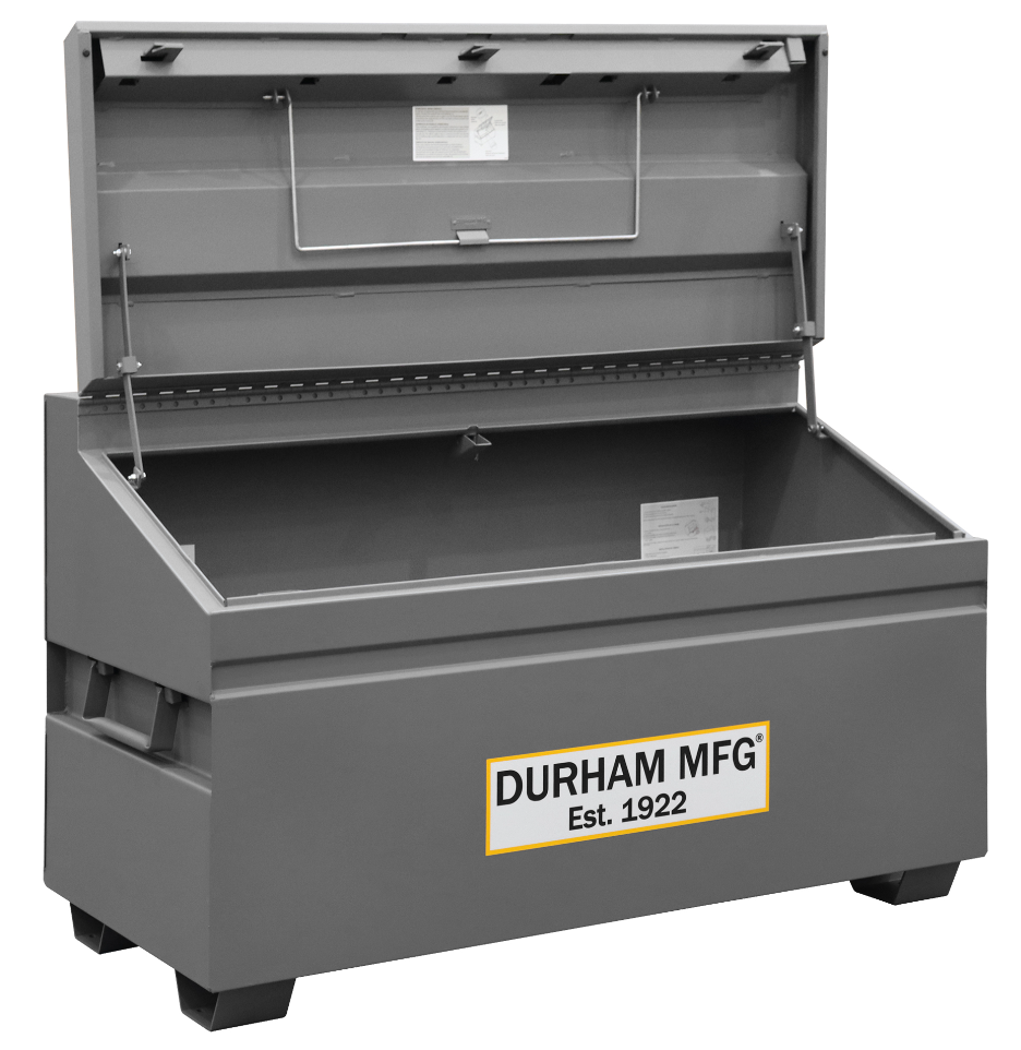 Durham JSC-246061-94T-D719 Slope Lid, Jobsite Box, 31 Cu. Ft.