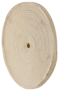 Woodstock Tools 8" x 40 Ply x 1/2" Spiral Sewn Buffing Wheel, 4000 RPM