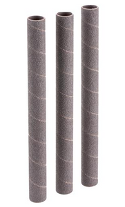 Woodstock Tools 3/4" Dia. x 9" Hard Sanding Sleeve A60, 3 pk.