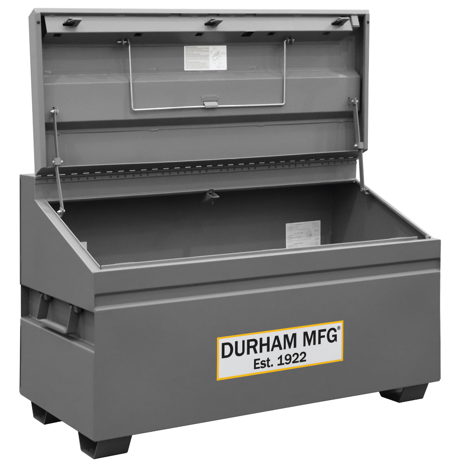 Durham JSCSL-306040-94T-D720 Slope Lid, Jobsite Box, 31 Cu. Ft.