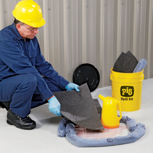 Load image into Gallery viewer, PIG® Spill Kit in 5-Gallon High-Visibility Economy Container