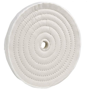 Woodstock Tools 6" x 40 Ply x 5/8" Soft Muslin Buffing Wheel, 4000 RPM