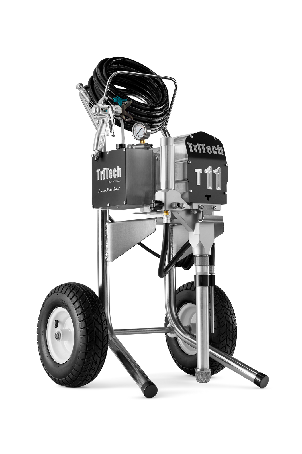 TriTech Industries T11 Complete 3300 PSI @ 1.17 GPM 2.5 HP Electric Airless Sprayer - Hi-Cart