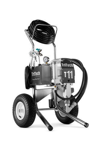 TriTech Industries T11 Complete 3300 PSI @ 1.17 GPM 2.5 HP Electric Airless Sprayer - Lo-Cart