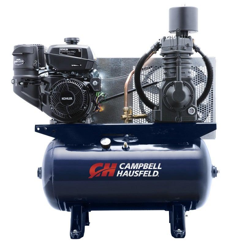 Campbell Hausfeld 30-Gallon Two Stage Portable Cordless Electric Horizontal Air Compressor