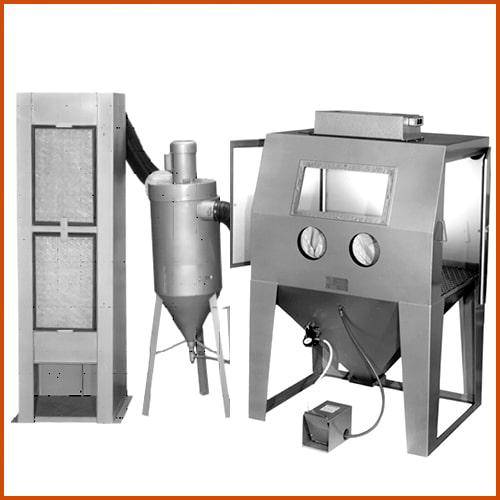 TRINCO™ Model 48×36 DELUXE with 600 CFM Abrasive Separator (1587357155363)