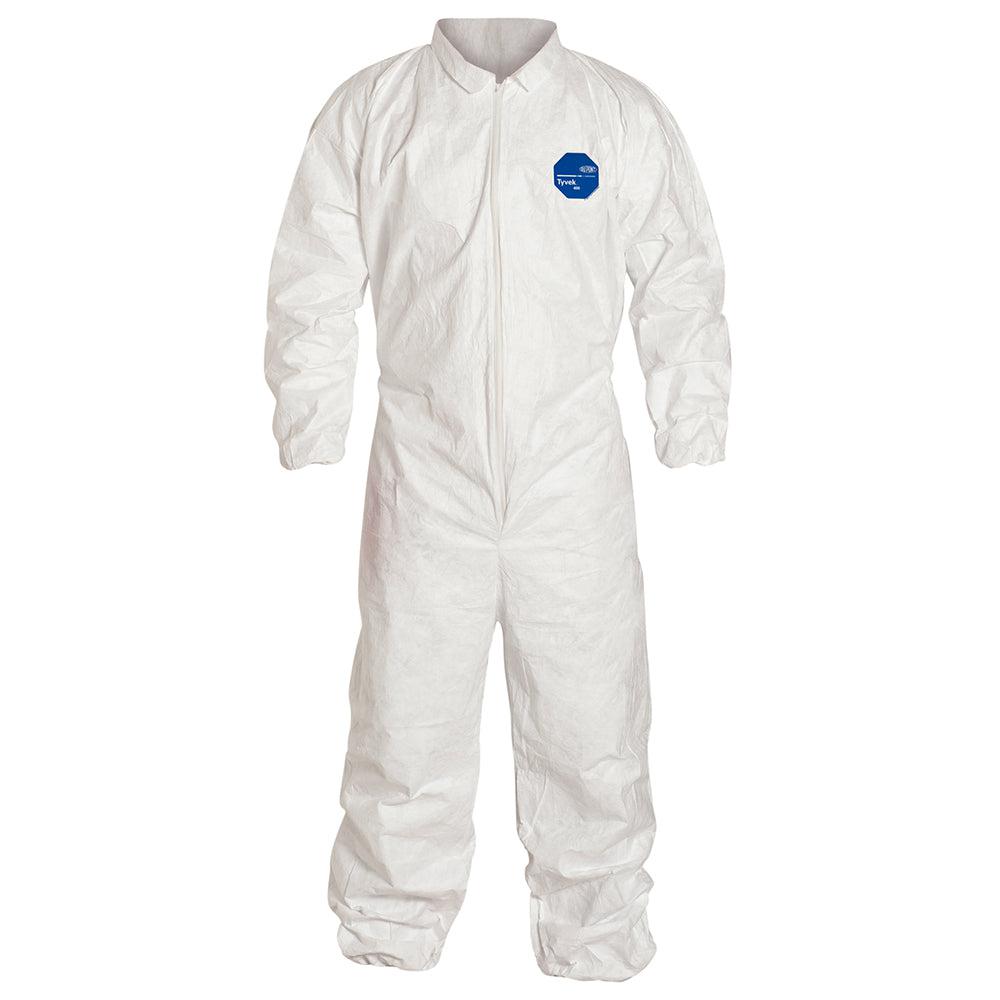 DuPont™ Tyvek® 400 Coveralls (Collar, Elastic Wrists and Ankles) - 5XLarge - 25/Pack