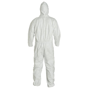 DuPont™ Tyvek® 400 Coveralls (Attached Hood, Elastic Wrists and Ankles) - 4XLarge - 25/Pack