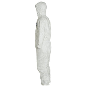 DuPont™ Tyvek® 400 Coveralls (Attached Hood, Elastic Wrists and Ankles) - 4XLarge - 25/Pack