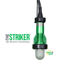 Load image into Gallery viewer, STRIKER™ C-Model LED Lighthead w/ 100ft 14/3 SOOW cable, Explosion Proof Power Box w/ 15A Plug, Short Handle (includes Hook &amp; Dome Diffuser)