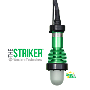 STRIKER™ C-Model LED Lighthead w/ 100ft 14/3 SOOW cable, Explosion Proof Power Box w/ 15A Plug, Short Handle (includes Hook & Dome Diffuser)