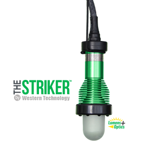 STRIKER™ A-Model LED Lighthead w/ 100ft 14/3 SOOW cable, NON-EXP Proof Power Box, NON-EXP Plug, Long Handle (includes Hook & Dome Diffuser)