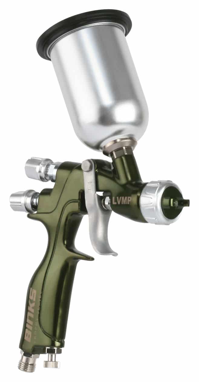 Binks Trophy LVMP Gravity Fed Touch Up Spray Gun