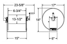 Load image into Gallery viewer, Vacuum Hand Crank Reel 1-1/2&quot; x 35 ft. - w/Hose