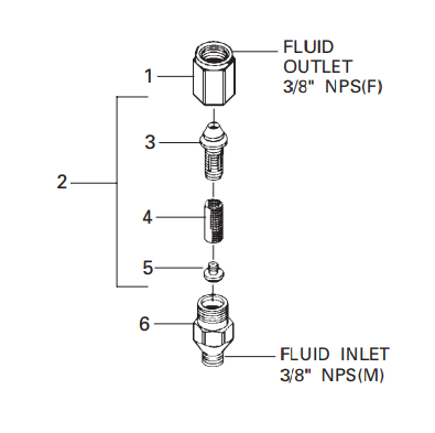 Devilbiss VS-441 Strainer & Support