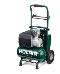 Rolair Systems 90 PSI @ 4.2 CFM Single Stage 115V 2HP 3.2gal. Dolly Wheeled Air Compressor