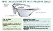 Load image into Gallery viewer, 3M™ Virtua™ AP Protective Eyewear - Gray Frame - Gray Lens - Hardcoat - 20/CS