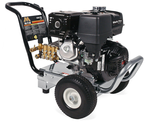 Mi-T-M Work Pro® (WP) Gasoline Series Power Washer - 4200 PSI @ 3.4 GPM, AR Pump, Direct Drive, Honda Engine