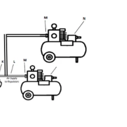 Dual compressor and Air Hose Harness