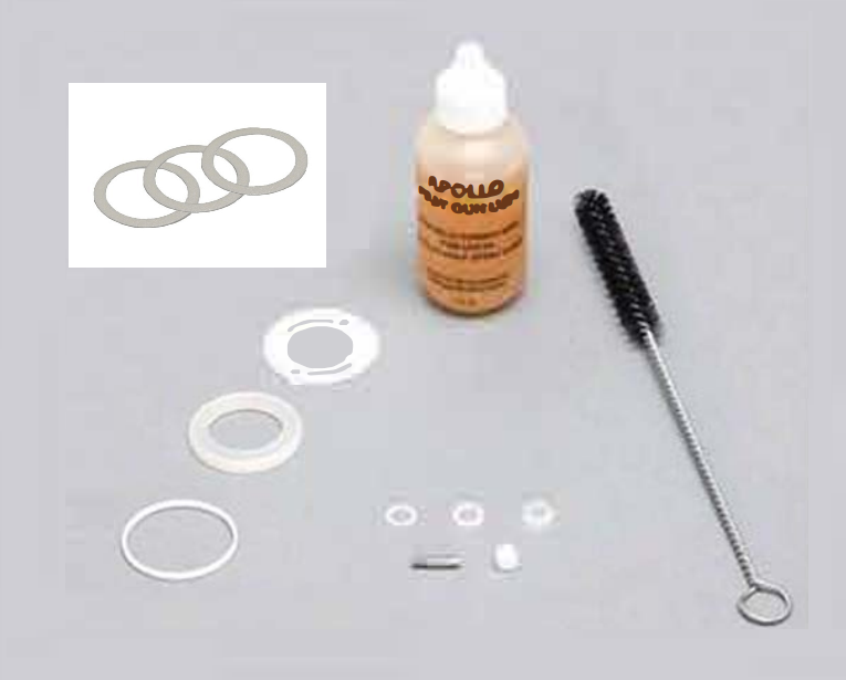 Apollo Spray Gun Rebuild Kit for 7700/7500MT or 7500MC Spray Gun - (11pcs)