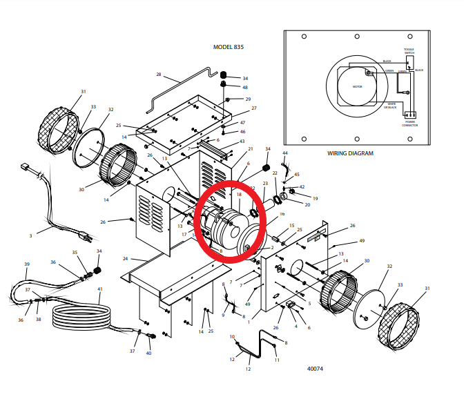 Apollo A4860-EM High Powered 3-Stage Motor