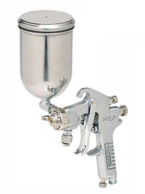 Apollo 8400 Metal Silver Gravity Feed Spray Gun w/ 400CC Gravity Cup